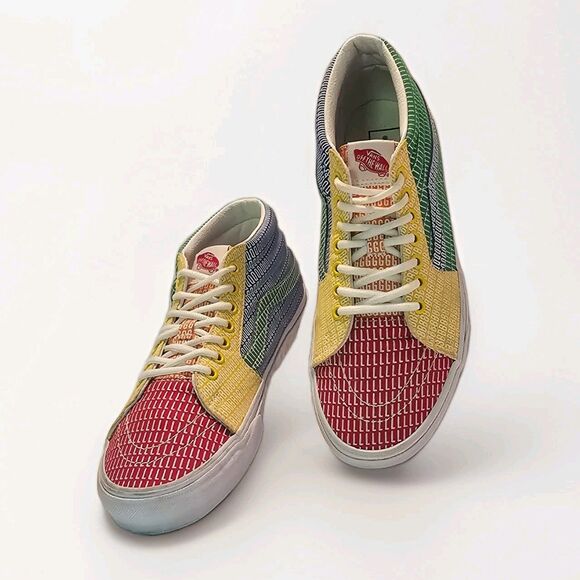 Vans Sk8-Hi Mid Pride Rainbow Alphabet Skate Shoes Men 10.5 Women 12 Sneakers main image 13